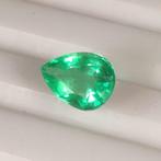 Groen Smaragd - 1.70 ct - nternational Colored Gemstone, Sieraden, Tassen en Uiterlijk, Edelstenen, Nieuw