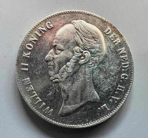 Nederland. Willem II. 2 1/2 Gulden 1849 (Zonder, Postzegels en Munten, Munten | Nederland
