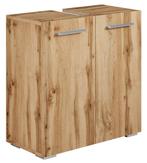 Wastafelkast Jupiter 60 x 30 x 60 cm Eiken Badkamerkast, Huis en Inrichting, Verzenden, Nieuw, Wastafelkast