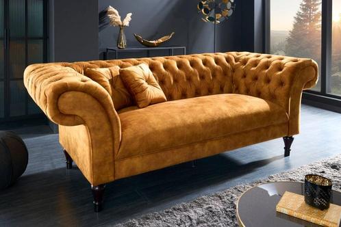 Chesterfield Design 3-zits loungebank PARIS 225cm, Huis en Inrichting, Banken | Bankstellen, Ophalen of Verzenden