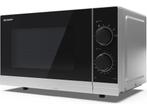 Sharp YC-PS201AE-S - Magnetron 20L 700W - Vrijstaand - Zwart, Witgoed en Apparatuur, Magnetrons, Verzenden, Zo goed als nieuw