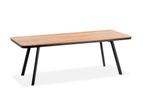 Niehoff Kubu Tafel 220x95 cm - Bruin, Ophalen of Verzenden, Nieuw