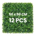 2dekans | Coast Kunstgras Muurpanelen 12 stuks 50 x 50 cm, Tuin en Terras, Ophalen of Verzenden, Zo goed als nieuw