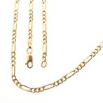 Gouden Figaro schakel ketting | 61 cm (heren ketting), Ophalen of Verzenden, Gebruikt, Overige kleuren, Goud