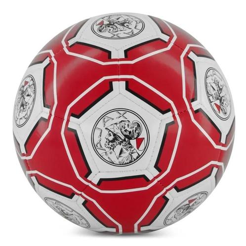 Ajax Voetbal Rood Wit Vlakken Oud Logo Maat 5, Sport en Fitness, Voetbal, Nieuw, Verzenden