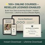 100+ Online Courses Reseller Licenses Enabled, Nieuw