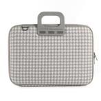Bombata 15 inch Laptoptas Pied de Poule - Stof - Grijs, Verzenden, Nieuw