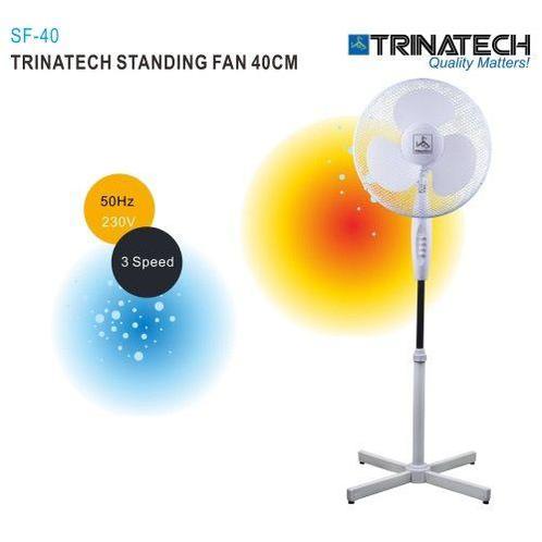 TRINATECH SF-40 STATIEFVENTILATOR 40CM (VENTILATOREN) (HUIS), Huis en Inrichting, Brandblussers en Brandkasten, Nieuw, Ophalen of Verzenden