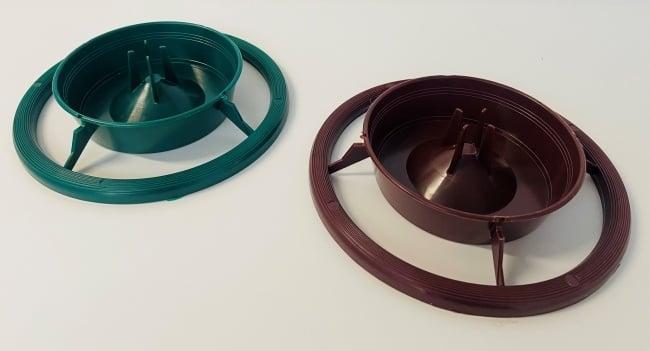 Onderbak voor drinkfles mijnlamp - Groen - Voedersilo, Dieren en Toebehoren, Vogels | Toebehoren, Nieuw, Verzenden