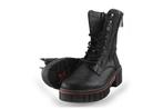 Mustang Veterboots in maat 39 Zwart | 10% extra korting, Verzenden, Zwart, Overige typen, Zo goed als nieuw