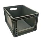 Magazijnbak 400x300x220mm met grijpopening, stapelbaar, Ophalen of Verzenden, Nieuw, Bak of Kist, Minder dan 35 cm