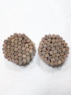 Zegel - Japanse houten ovalen Hanko-stempels set van 100 -