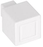 Meubelknop SQUARE JB20M Mat Wit 20 mm, Ophalen of Verzenden, Nieuw