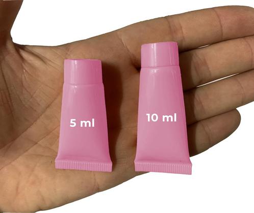 Set van 50 hervulbare, lege tubes (10 ml, roze), Doe-het-zelf en Verbouw, Gereedschap | Handgereedschap, Nieuw, Ophalen of Verzenden