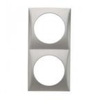 Berker Afdekraam Pure 2-Vaks Chroom Mat, Caravans en Kamperen, Ophalen of Verzenden, Nieuw