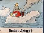 Hergé - 1 Feestkaart - Gelukkige nieuwjaarswensen - Tintin -, Boeken, Nieuw