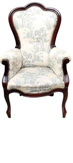 Fauteuil - Hout - Vintage fauteuil, Antiek en Kunst