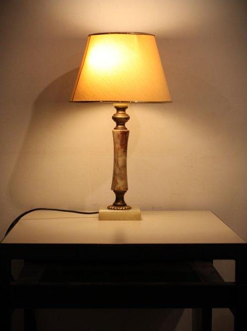 Tafellamp - Marmer, Antiek en Kunst, Curiosa en Brocante