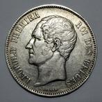 België. Leopold I (1831-1865). 5 Francs 1865  (Zonder