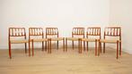 6 x Niels Otto Møller eetkamerstoelen | Model 83 | Papercord, Ophalen of Verzenden, Nieuw