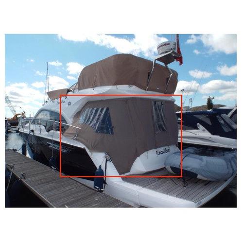 Bieden: Sessa Marine Fly 40 sunbrella aft cockpit cover bei, Watersport en Boten, Bootonderdelen, Nieuw, Zeilboot of Motorboot