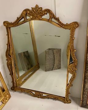 Bladgoud antieke spiegel 107x84 cm - GRATIS thuisbezorgd