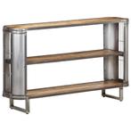 vidaXL Dressoir 120x30x73 cm massief mangohout, 100 tot 150 cm, Verzenden, Nieuw, 25 tot 50 cm