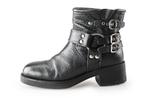 Sacha Biker boots in maat 39 Zwart | 10% extra korting, Kleding | Dames, Schoenen, Verzenden, Zwart, Overige typen, Zo goed als nieuw