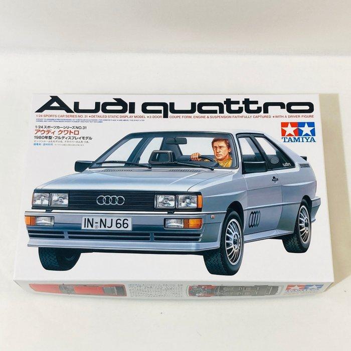 Tamiya 1:24 - Modelbouwdoos - Audi quattro 1980 model -, Hobby en Vrije tijd, Modelauto's | 1:5 tot 1:12