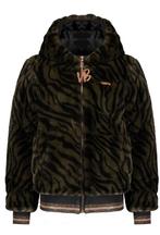 Nobell Bomber Jas Bazz Zebra Army Green, Nieuw