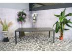 Sensline jersey tuintafel polywood 220 antraciet, Tuin en Terras, Tuintafels, Nieuw, Rechthoekig