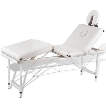 vidaXL Massagetafel inklapbaar met aluminium frame (vier beschikbaar voor biedingen