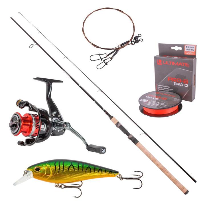 Ultimate Allround Spin Set 2.70m (10-40g), Watersport en Boten, Hengelsport | Algemeen, Nieuw, Verzenden