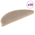 vidaXL Trapmatten zelfklevend Sisal-Look 30 st 56x17x3 cm, Verzenden, Nieuw