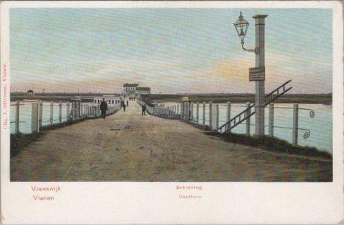 VREESWIJK VIANEN - Schipbrug Veerhuis, Verzamelen, Ansichtkaarten | Nederland, Verzenden