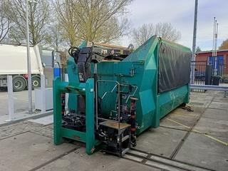 30 m³ container, KTK, laadkraan Hiab XS 088 HiDuo met gri, Zakelijke goederen, Machines en Bouw | Keten en Containers