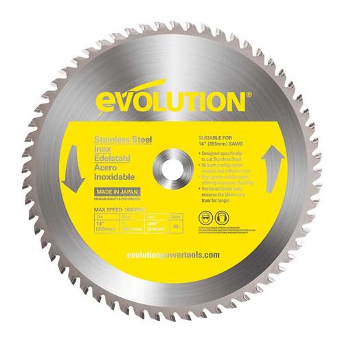 Zaagblad Evolution 355mm voor RVS (Zaagbladen, Accessoires), Doe-het-zelf en Verbouw, Gereedschap | Machine-onderdelen en Toebehoren