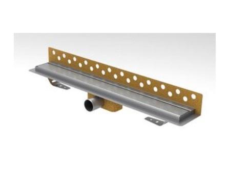R-Line douchegoot rvs met wandflens 700x62mm ZU. 40mm bli..., Zakelijke goederen, Horeca | Meubilair en Inrichting, Verzenden