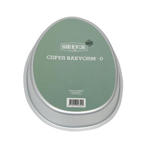 BrandNewCake Cijfer Bakvorm #0, Hobby en Vrije tijd, Taarten en Cupcakes maken, Nieuw, Verzenden