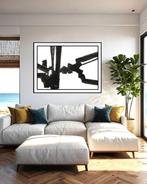 Kenza - Black on white - 130 x 95 cm