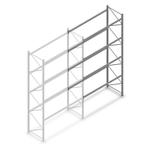 Gebruikte Dexion palletstelling 4400x2700x900 mm (hxbxd) 4