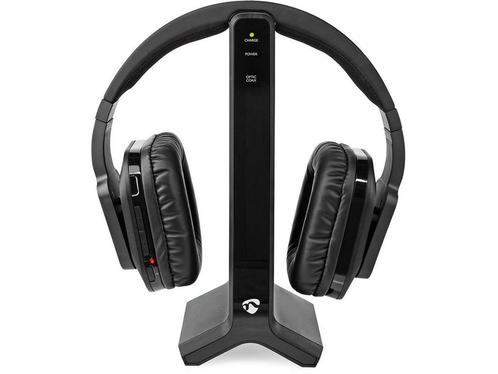 Nedis Wireless TV Headphones (Zwart), Audio, Tv en Foto, Home Cinema-sets, Zo goed als nieuw, Verzenden