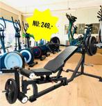 LEEGVERKOOP! Krachtstation Homegym Halterbank MOET WEG, Zo goed als nieuw