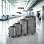 Kofferset 4-delig met harde schaal - grijs, Verzenden, Nieuw