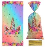 Fako Bijoux® - Uitzeelzakjes Eenhoorn - Unicorn 12.5x27.5cm, Verzenden, Nieuw
