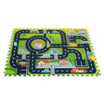 Iplay 12-delige puzzelspeelmat foam stad voor baby en peuter, Ophalen of Verzenden, Nieuw