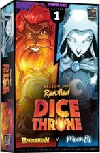 Dice Throne S1 ReRolled - Barbarian vs Moon Elf | Roxley, Hobby en Vrije tijd, Gezelschapsspellen | Bordspellen, Nieuw, Verzenden