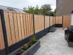 Rots motief hout beton schutting, Compleet Gemonteerd!, Tuin en Terras, Schuttingen, Nieuw