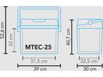 Mestic MTEC-25 Koelbox Thermo-elektrisch - Inhoud: 23 L, Verzenden, Zo goed als nieuw