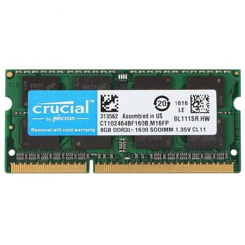 8GB DDR3L - 1600MHz - SO-DIMM (Werkgeheugen), Computers en Software, RAM geheugen, Nieuw, Verzenden